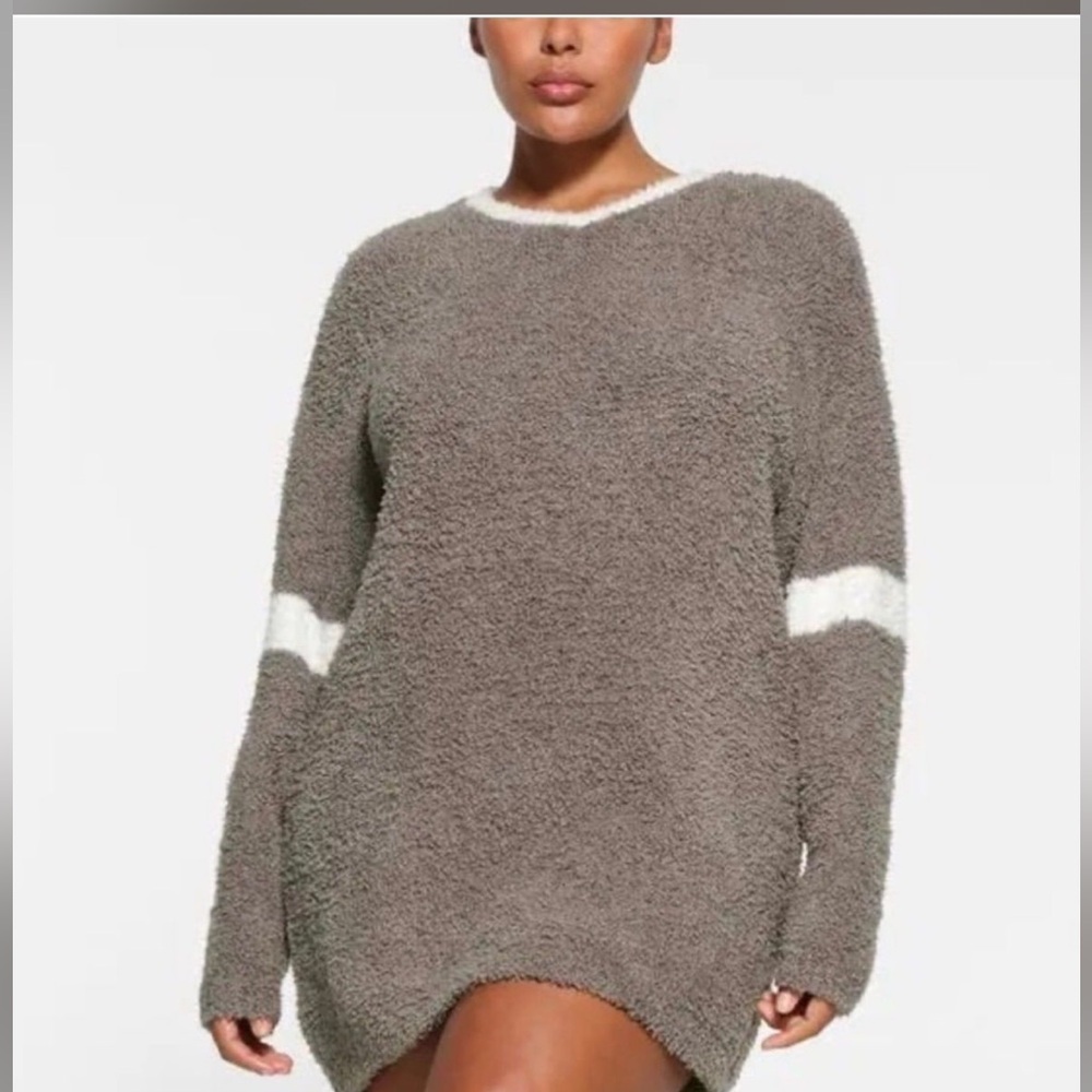 SKIMS Cozy Pullover Sweater Dress